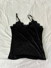 Image 3 of Black velvet top // M 