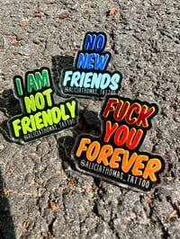 Image 1 of ANTI FRIENDS pins (3 choices)