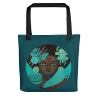 Binah blue Tote bag