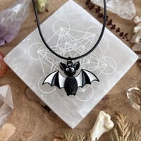 Image 1 of Beetlejuice Bat Necklace