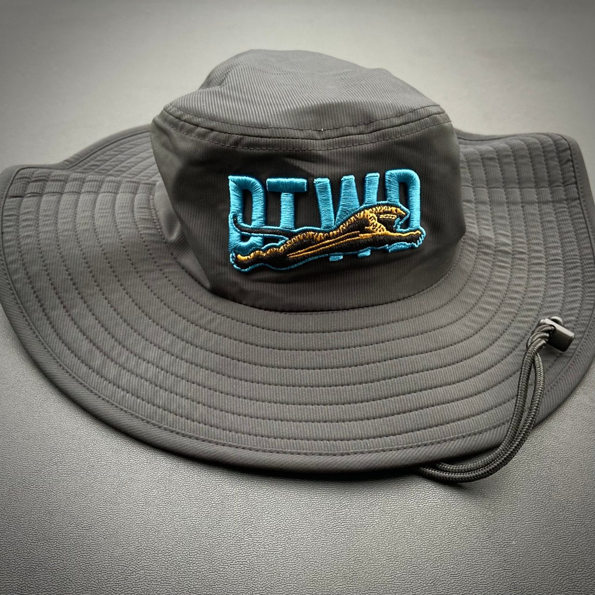 Image of DTWD - Black - Wide brim bucket hat