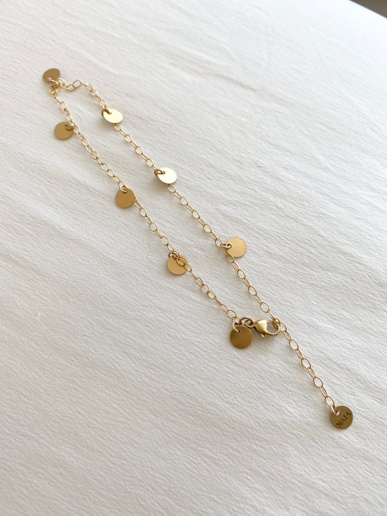 Image of Golden Delicates Joy anklet