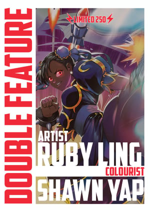 Image of Original Art Published Cover: STREET FIGHTER II 2026 #1 alternate COA // Ruby Ling