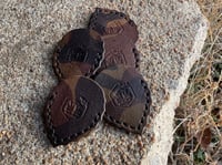 Image 1 of Woodland Camo Leather Slips