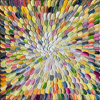 Image 5 of 'Blooms 45', diptych - 43x43cm each, FRAMED