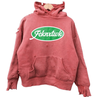 Fcknxtwk Bleach/Distressed hoodie