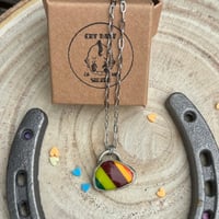 Pool ball sunrise pendant 