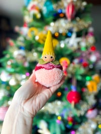 Image 2 of Wool PomPom Ornament #43