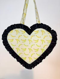 Image 3 of Limited Edition Banana Print Heart Bag