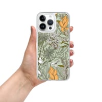 Image 25 of Art Nouveau Inspired Soft Multicolor Boho Floral Sketch Clear Case for iPhone®