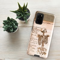 Image 15 of Antique Book Page Anatomical Skeleton Sketch Tough case for Samsung®