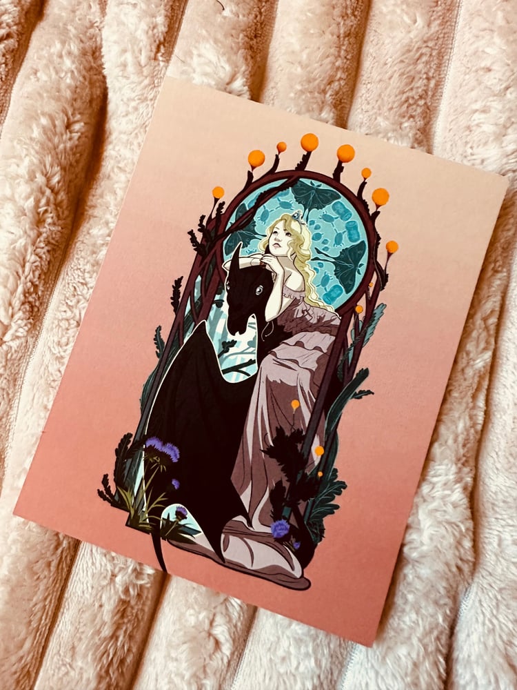 Image of Nouveau Luna Print