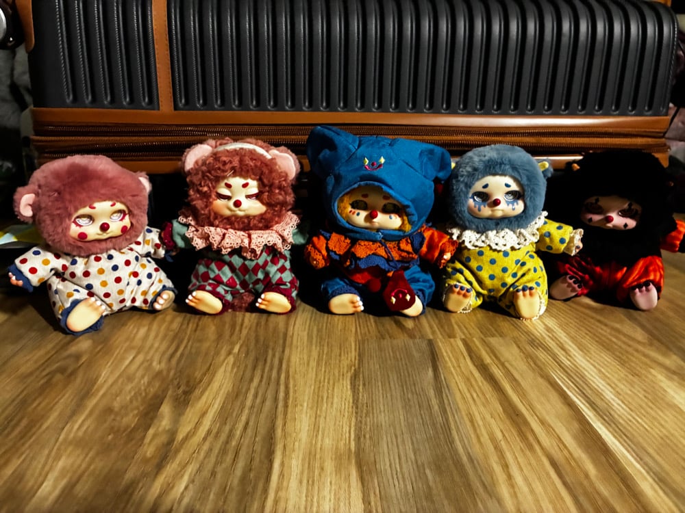 Image of Clown circus plush series 5pc