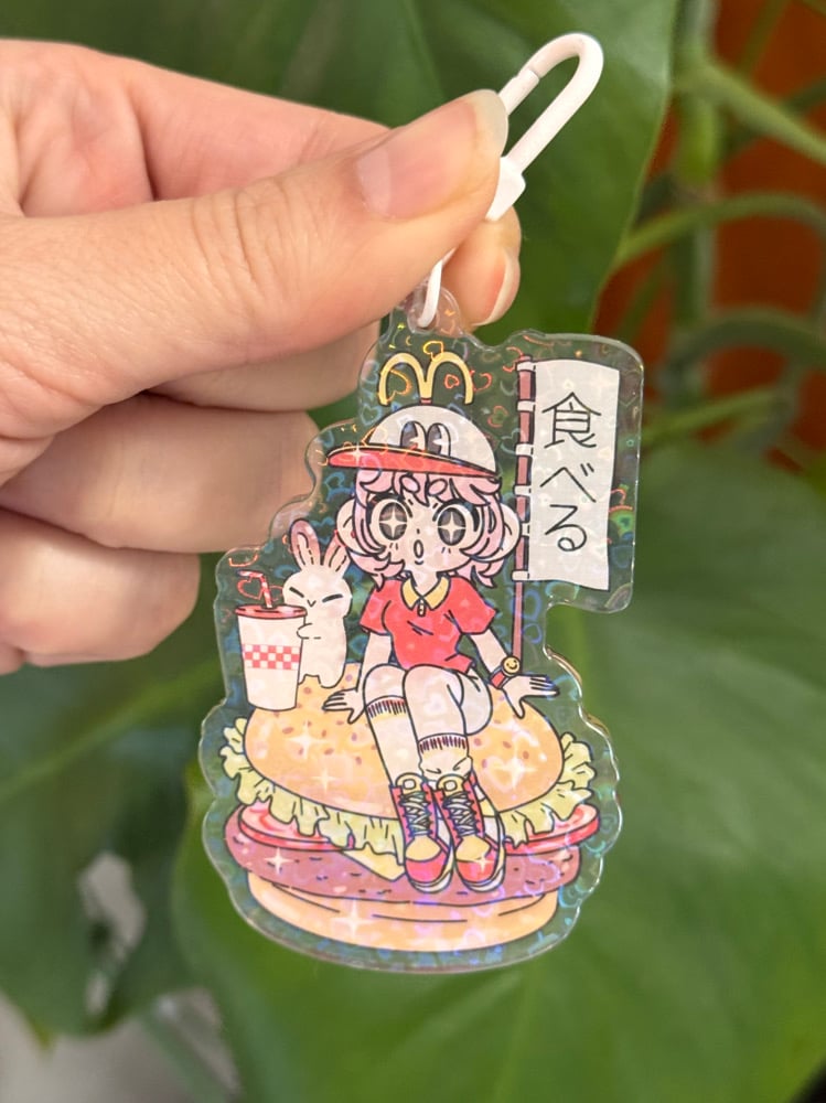 Image of "Burger Queen" Keychain