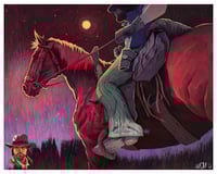 Image 2 of Red Dead Redemption - Horse Print 9x12" Giclee