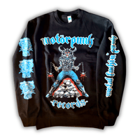 Image 1 of Motorpunk Records Crew Neck Sweater; Official 15 Year Anniversary Design