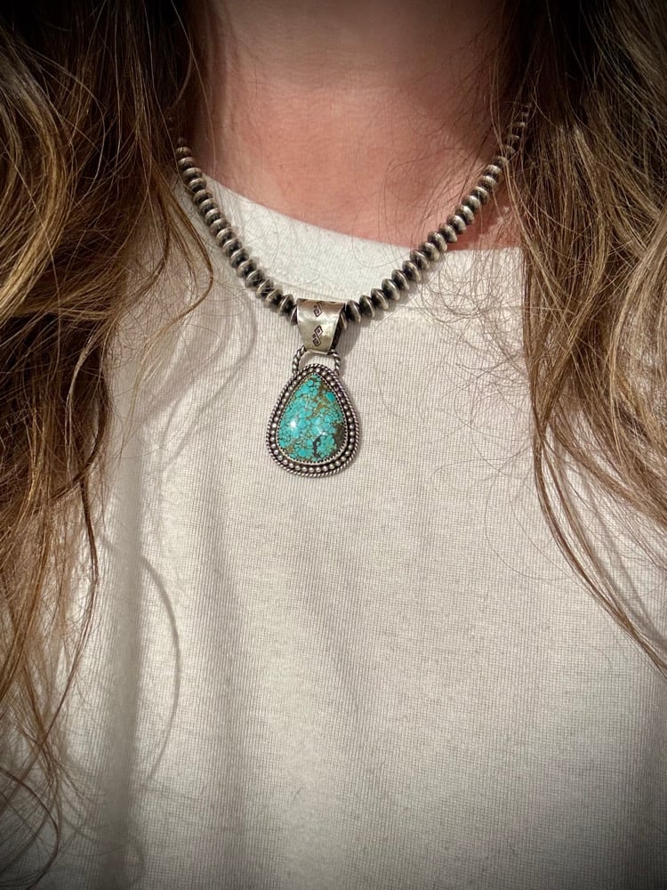 Image of Mine #8 Turquoise Pendant