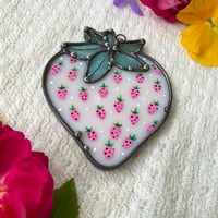 Image 4 of Ivory Strawberry Suncatcher