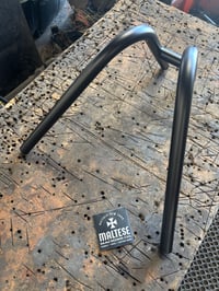 Image 3 of ✠ 4-Bend Bars - Satin Black Powder Coating - 11g X 1” DOM Tubing ✠
