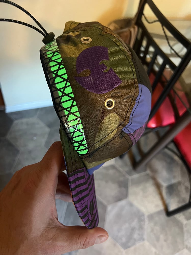TNF Reflective Purple Tape Camo Glow Kevlar Upcycled 5-Panel