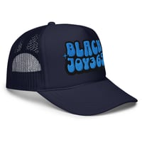 Image 4 of BLACK JOY 365 TRUCKER HAT - BOTSWANA BLUE