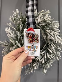 Christmas wiener dog 