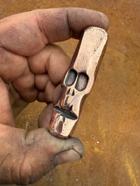 Copper pocket Skull #3