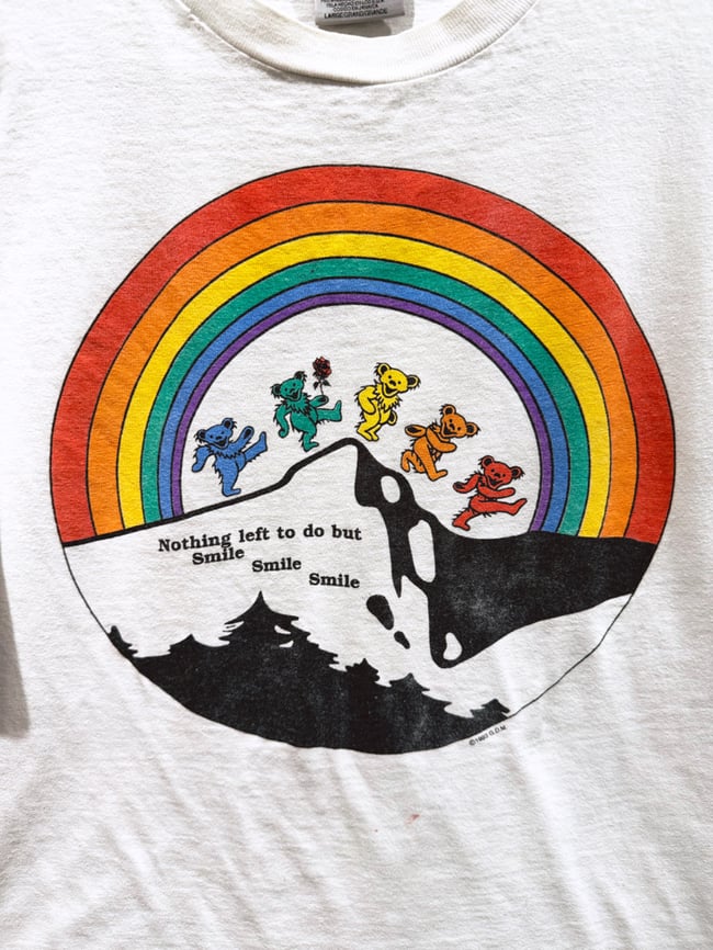 Grateful Dead 1993 Smile Smile Smile T-Shirt - Size L