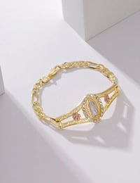 Image 2 of Virgin Mary chain bracelet 