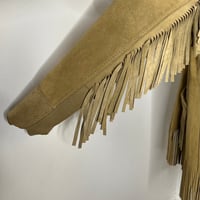 Image 6 of Vintage Suede Fringe Hem Leather