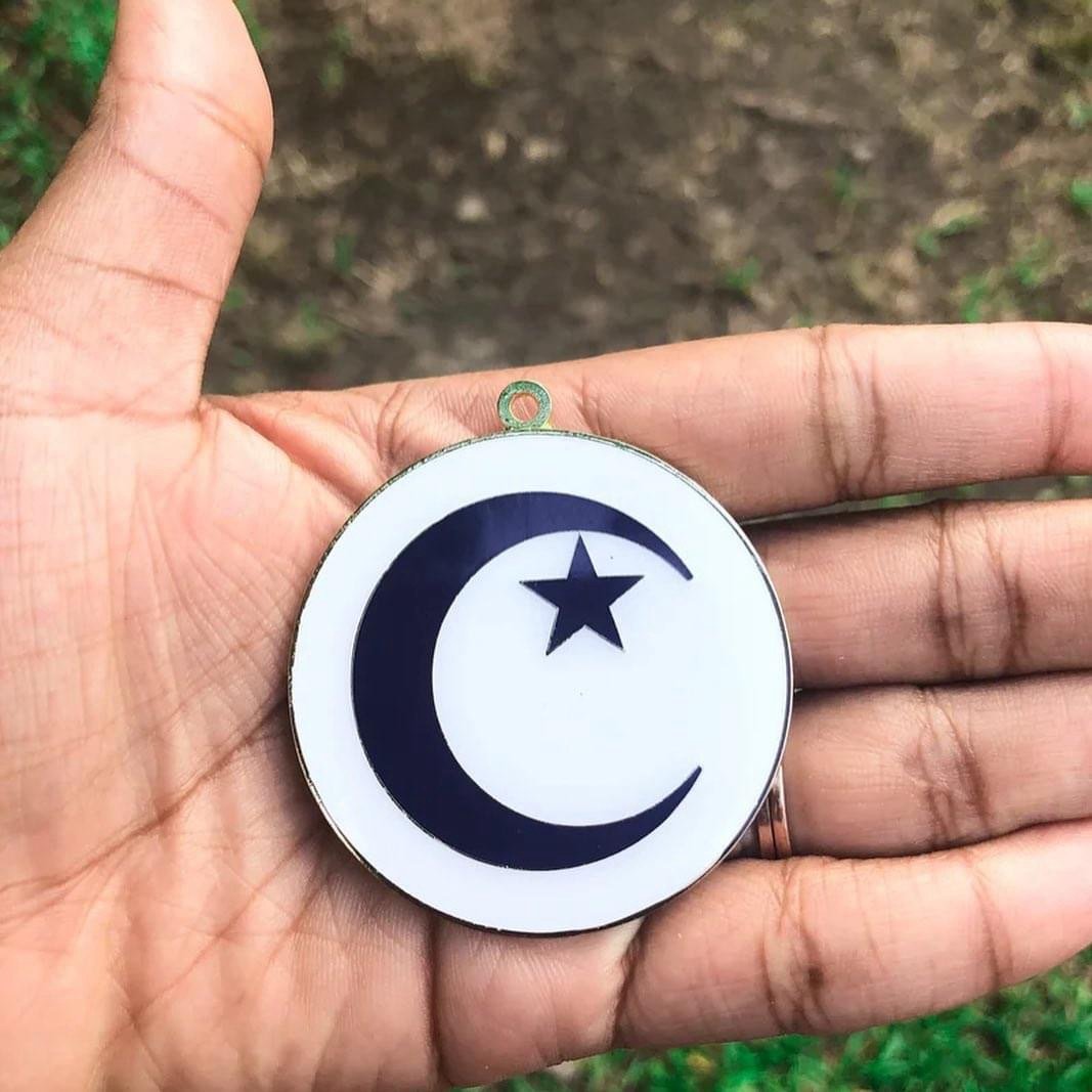 Circle 7 / Crescent Moon & Star Charm | Moorish Warehouse