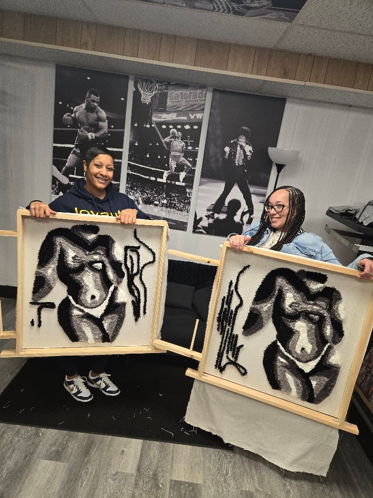 4/17 - 2 Person Rug Tufting Workshop Deposit (Friday 6PM)