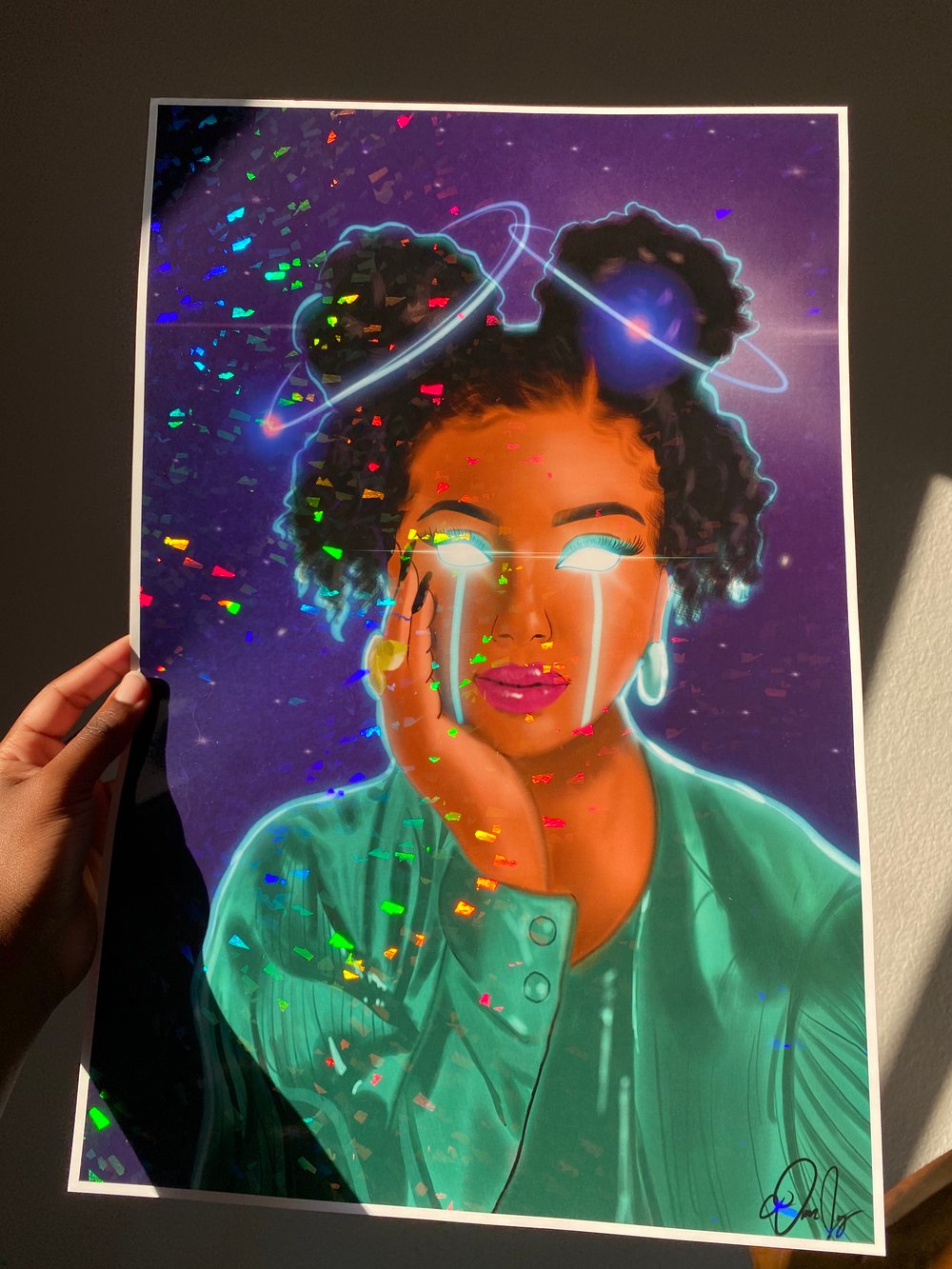 Ultraviolet-Holographic Print | DomiJay Art