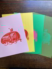 Image 1 of 'I'd Live There II' blockprints