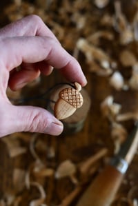 Image 9 of Acorn Pendant Necklace 