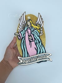 Image 3 of Guardian Angel SVG | Angel de la Guarda 