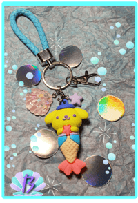 Image 2 of Sanrio Mermaid Wristlet Keychain