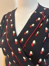Image 7 of Dotty Printed Wrapover Dress