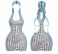 Image 3 of Exotic Ting Dress With Scarf