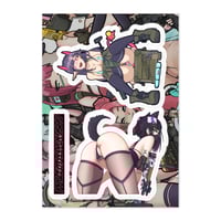 Battle Waifu Sticker sheet #8