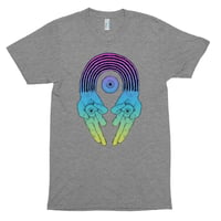 Image 2 of Black Rainbow Holliday Special - Unisex Tri-Blend T-Shirt
