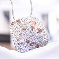 Image 1 of The Rose Gold Slab Pendant - New Gold Dream