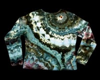 Image 2 of Large Long Sleeve Geode Tie Dye Top