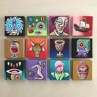 Image 5 of Box set (dredg album collection of mini paintings) 