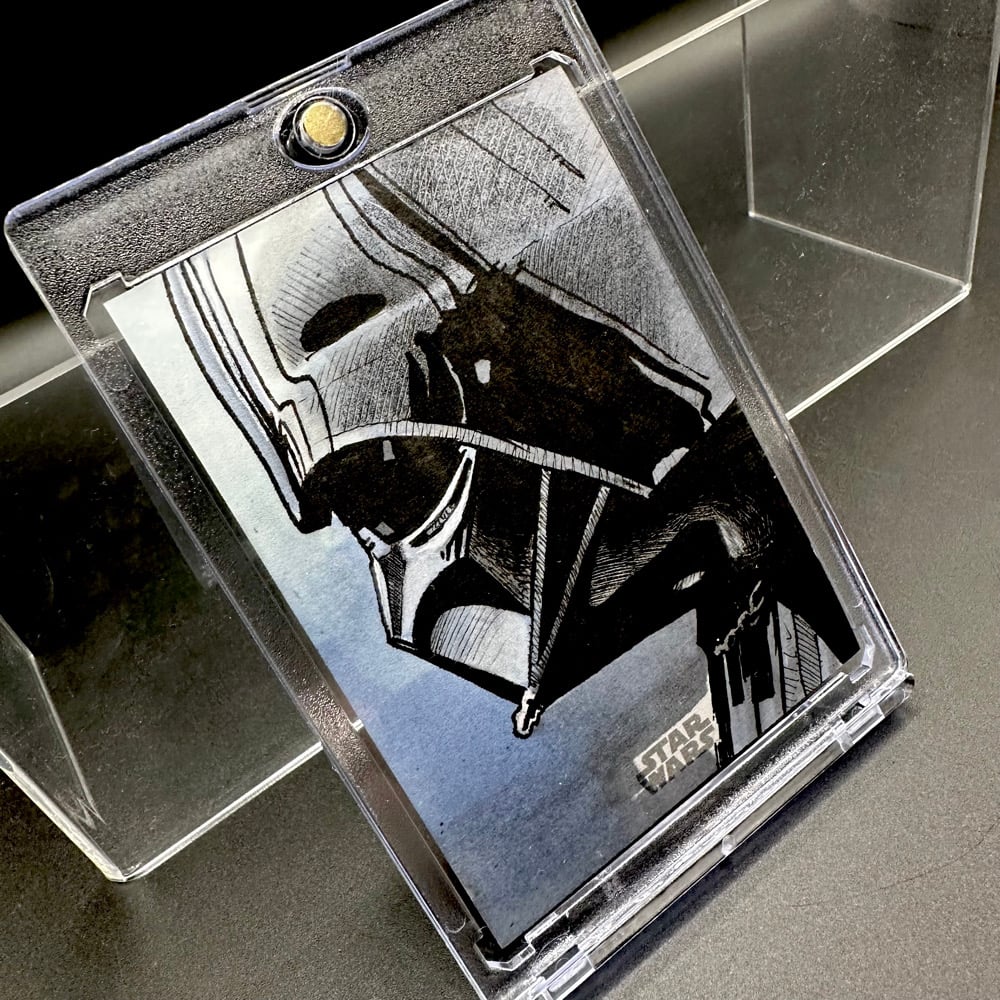 Topps Star Wars Lord Vader sketch card 