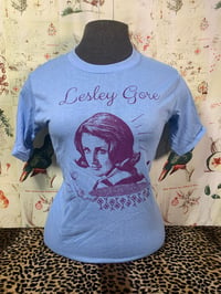Image 1 of 70's Powder Blue Stanfield Ringer Leslie Gore 