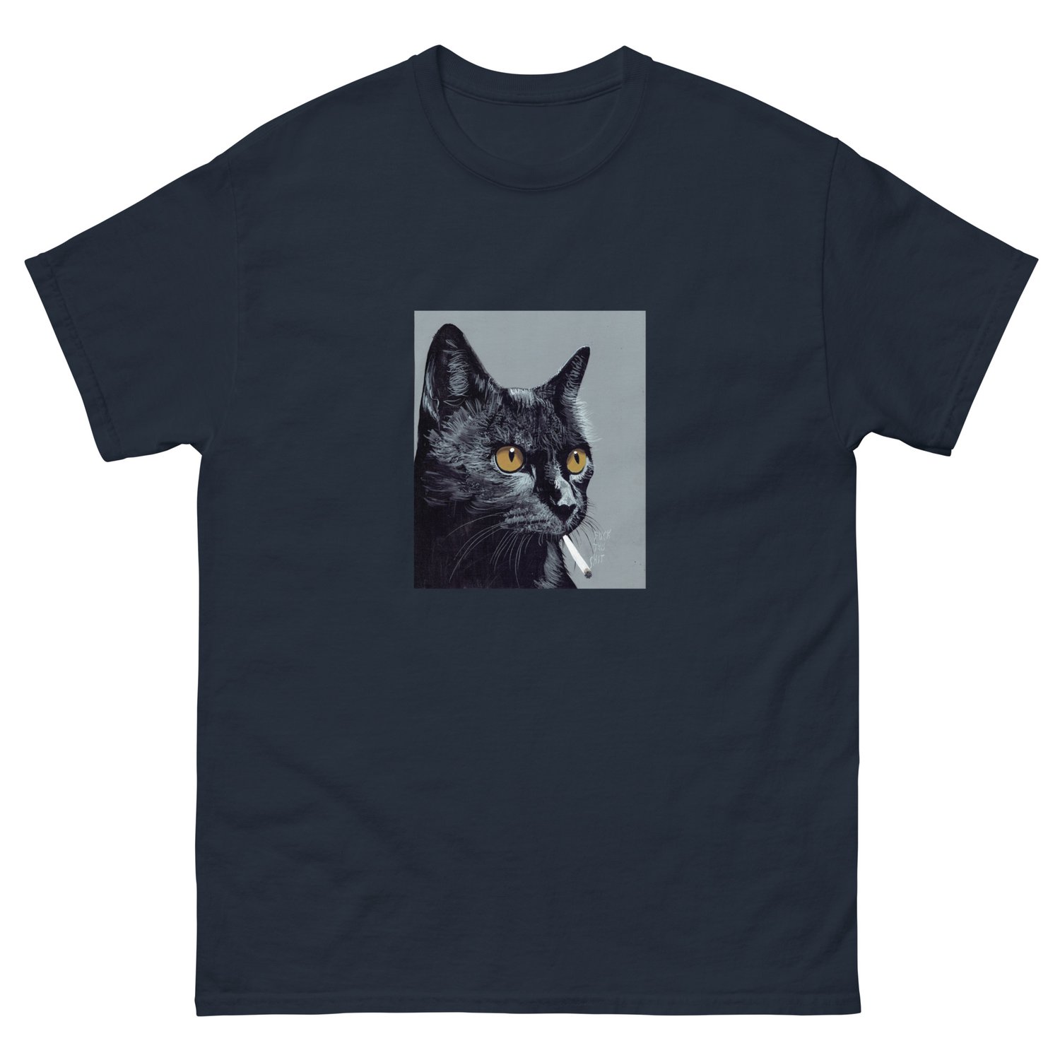Image of FTS SMOKING CAT T-SHIRT