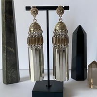 Image 2 of CALYPSO TOPAZ WINDCHIME EARRINGS 