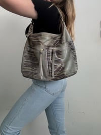 Image 1 of 00s leather gray bag 