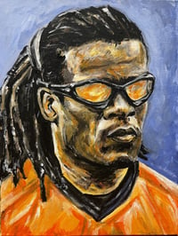 Image 2 of Edgar Davids Painting (Original)